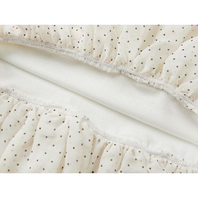 波點掛脖花邊吊帶背心女夏季外穿帶胸墊抹胸收腰修身無袖上衣