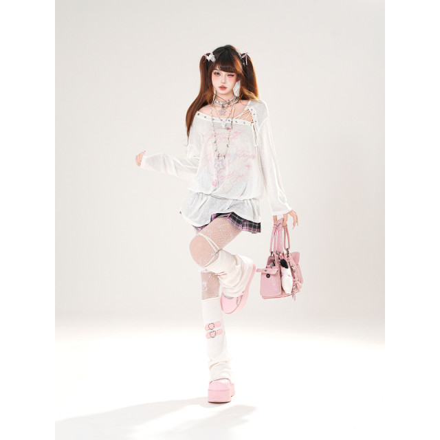 愛意回響 甜美薄款防曬罩衫女夏季寬松顯瘦上衣空調衫