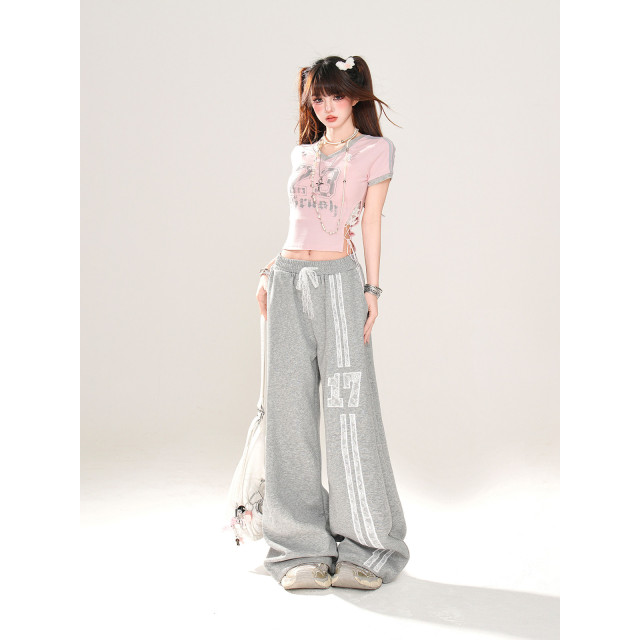 藝高校花 韓系酷辣正肩T恤女夏短袖顯瘦修身通勤上衣