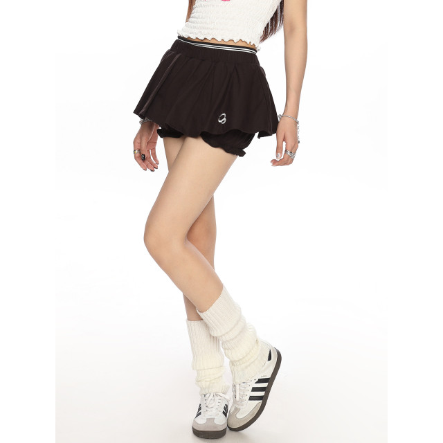 美式辣妹性感純欲風格松緊短裙女夏季修身防走光半身裙