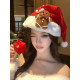 𝚃𝚆𝙴𝙽𝚃𝚈｜圣诞树 氛围 感 毛绒 帽子 女 可爱 毛球 头饰 冬 cos 拍照 装扮 道具 饰品 节日